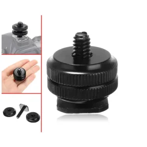Tornillo Adaptador De Zapata Flash Doble Tuerca